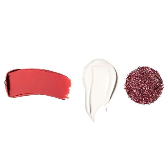 Pat Mcgrath Rose Desire HOLOGRAPHIC GLITTER Lip Trio - Picture 6 of 14